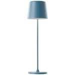 Brilliant Lampe De Chevet Kaami Métal Plastique Bleu 2W 310lm - 830 Blanc Chaud | 100mm - IP44 - Dimmable 