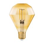 Osram Vintage 1906 LED E27 Poire Filament Dorée 4.5W 420lm - 825 Blanc Très Chaud | Équivalent 40W
