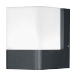 Ledvance Smart+ Wifi applique murale Cube Foncé Gris Extérieur 9.5W 500lm - 830 Blanc Chaud | RGBW - Dimmable