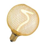 Osram Decor Spiral E27 Globe Filament Dorée 3.5W 170lm - 818 Blanc Très Chaud | Dimmable - Équivalent 15W