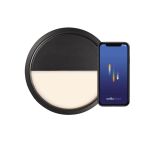 Nordlux Ava Smart Hublot LED Noir 9.5W 600lm 159D - 827 Blanc Très Chaud | Dimmable - IP54