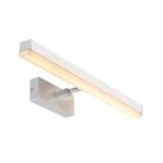 Nordlux Otis 60 Applique Murale Aluminium Chrome 17W 1650lm 930 Blanc Chaud | IP44 - Meilleur Rendu Des Couleurs - 3Step Dimmable