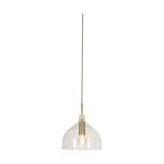 It's about RoMi Suspension Luminaire Brussels Verre Dorée | Convient pour 1x E14 