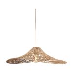 Good&Mojo Suspension Luminaire Cuzco Jute Jaune | Convient pour 1x E27 