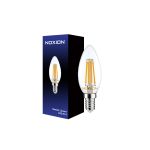 Noxion Lucent LED E14 Bougie Filament Claire 4.5W 470lm - 827 Blanc Très Chaud | Dimmable - Équivalent 40W
