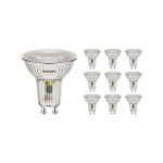 Lot 10x Noxion Spot LED GU10 PAR16 5.5W 560lm 36D - 830 Blanc Chaud | Équivalent 80W