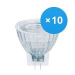 Lot 10x Ledvance Performance Spot LED Réflecteur GU4 MR11 2.8W 184lm 36D - 927 Blanc Très Chaud | Meilleur rendu des couleurs - Dimmable - Équivalent 20W