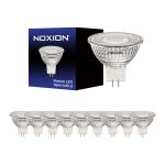 Lot 10x Noxion Spot LED GU5.3 MR16 3.4W 345lm 36D - 840 Blanc Froid | Équivalent 35W