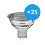 Lot 25x Noxion Spot LED GU5.3 MR16 7.5W 621lm 60D - 827 Blanc Très Chaud | Dimmable - Équivalent 50W