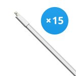 Lot 15x Réglette LED Étanche 34W 3740lm - 840 Blanc Froid | 120cm