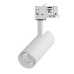 Noxion Spot LED Sur Rail 3 Phases  Ecowhite Aluminium Blanc 10W 840lm 36D - 830 Blanc Chaud