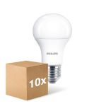 Lot 10x Philips Corepro LED Ampoule E27 Poire Dépolie 10.5W 1055lm - 930 Blanc Chaud | Meilleur Rendu Des Couleurs - Équivalent 75W