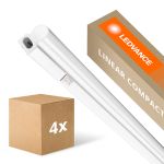 Lot 4x Ledvance Réglette LED Linear Compact Commutateur 14W 1500lm - 840 Blanc Froid | 120cm
