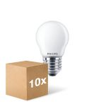 Lot 10x Philips Corepro LED Lustre E27 Boule Dépolie 6.5W 806lm - 827 Blanc Très Chaud | Équivalent 60W