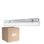Lot 4x Ledvance LED Imperméable Boîtier Vide  MT Gen 3 IP65 | Convient pour 1x150cm Tube LED