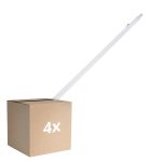 Lot 4x Ledvance Réglette LED Étanche Imperméable Eco Slim 36W 4320lm - 840 Blanc Froid | 120cm