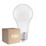 Lot 10x Ledvance Classic LED E27 Poire Dépolie 8.8W 806lm - 827 Blanc Très Chaud | Lumière Du Jour Sensor - Équivalent 60W