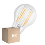 Lot 6x Osram LED Superstar E27 Poire Filament Claire 7.5W 1055lm - 940 Blanc Froid | Meilleur Rendu Des Couleurs - Dimmable - Équivalent 75W