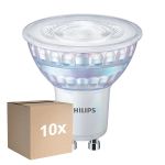 Lot 10x Philips Corepro Spot LED GU10 PAR16 6.7W 670lm 60D - 830 Blanc Chaud | Équivalent 90W