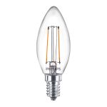 Philips Corepro LED Bougie E14 Filament Claire 2W 250lm – 840 Blanc Froid | Équivalent 25W