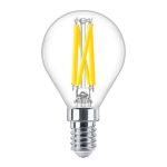 Philips MASTER LED E14 Boule Filament Claire 3.4W 470lm - 922-927 Dim To Warm | Meilleur Rendu Des Couleurs - Dimmable - Équivalent 40W
