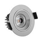 Noxion Spot LED Diamond inclinable Aluminium 6W 400lm 36D - 927 Blanc Très Chaud | Diamètre 83mm - IP44 - Meilleur rendu des couleurs - Dimmable