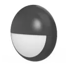 Noxion Hublot LED Pro V2 12/16/20W 2400lm - 830-840-865 CCT | 325mm - IP65 - D&eacute;tecteur de Mouvement et de Lumi&egrave;re - &Eacute;clairage De Secours 3 Heures + Visi&egrave;re Cercle  Noir