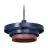 Ledvance LED Suspension Luminaire Decor Layers Suspension Luminaire Acier Bleu | Convient pour 1x E27