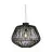 Good&Mojo Suspension Luminaire Madagascar Rattan Noir | Convient pour 1x E27 