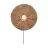 Good&Mojo Applique Murale Iguazu Jute Brun | Convient pour 1x E27 