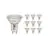 Lot 10x Noxion Spot LED GU10 PAR16 5.5W 560lm 36D - 830 Blanc Chaud | Équivalent 80W