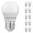 Lot 10x Noxion Lucent Classic LED E27 Boule Filament Claire 4.5W 470lm - 827 Blanc Très Chaud | Équivalent 40W
