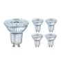 Osram Parathom LED GU10 Spot Claire 4.5W 350lm - 930 Blanc Chaud | Dimmable - Meilleur rendu des couleurs - 5 pcs  - Équivalent 50W