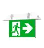 Noxion LED Panneau de sortie de secours 1W 20lm - 860 Lumière du Jour | Emergeny 3H - Autotest - incl. 4 directions