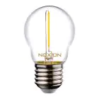 Noxion Lucent LED E27 Boule Filament Claire 1.4W 136LM - 827 Blanc Très Chaud | Équivalent 15W