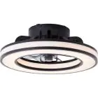 Brilliant Mondello Ventilateur Plastique Noir 23W 3100lm - 827-865 CCT | 420mm - Télécommande Dimmable