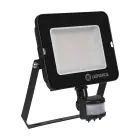Ledvance Projecteur LED Compact Noir 50W 4500lm 100D - 830 Blanc Chaud | IP65 - Symétrique - Détecteur de mouvement et de lumière