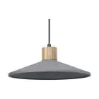 Ledvance Decor Béton/Acier/Bois Suspension Luminaire 320 Foncé Gris | Convient pour E27