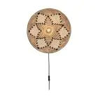 Good&Mojo Applique Murale Andros Natural/Blanc | Convient pour 1x E27 