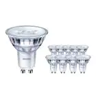 Lot 10x Philips Corepro LED Spot GU10 PAR16 3.5W 255lm 36D - 827 Blanc Très Chaud | Équivalent 35W
