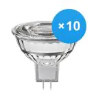 Lot 10x Noxion Spot LED GU5.3 MR16 7.5W 621lm 36D - 830 Blanc Chaud | Dimmable - Équivalent 50W
