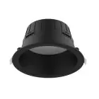 Noxion Downlight LED Hera Profond Encastré Noir 9W 900lm 80D - 827-830-840 CCT | 146mm - Diamètre 120mm