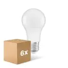 Lot 6x Ledvance Classic LED E27 Poire Dépolie 10W 1055lm - 827 Blanc Très Chaud | Dimmable - Équivalent 75W