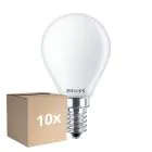 Lot 10x Philips Corepro LED Lustre E14 Boule Dépolie 6.5W 806lm - 840 Blanc Froid | Équivalent 60W