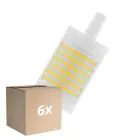 Lot 6x Osram LED Linéaire R7s Parathom 78mm Claire 12W 1521lm - 827 Blanc Très Chaud | Dimmable - Équivalent 100W