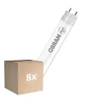 Lot 8x Osram Tube LED T8 (EM/Direct 230V) Standard Output 5.4W 650lm - 840 Blanc Froid | 44cm - Équivalent 15W