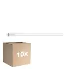 Lot 10x Philips MASTER LED T8 (EM/Direct 230V) Ultra Output 20W 3700lm - 840 Blanc Froid | 150cm - Équivalent 58W