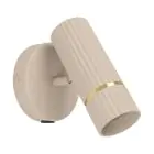Eglo Applique Murale Caminia Acier Poncé 4.7W 345lm - 830 Blanc Chaud | IP20 - Incl. 1x GU10