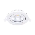 Noxion LED Inclinable Slim Spot Blanc Rond 5W 550lm 60D - 940 Blanc Froid | 85mm - IP54 - Dimmable - Meilleur Rendu Des Couleurs
