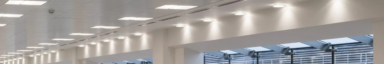 Hallway equipped with DALI